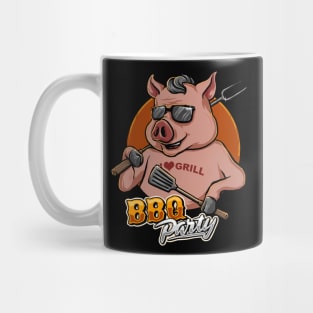 bbq party grill pig Mug